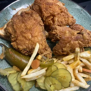 Thighs and wings