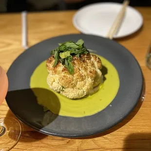 Roasted cauliflower.