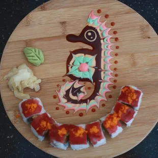 sushi, sashimi, sushi and sashimi, food