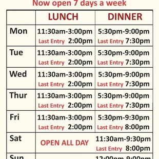 Open Hours