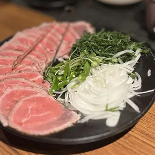 Pan Fried Sliced Beef