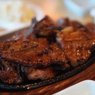 Kalbi on a sizzling platter (better then some places) *6/18/23