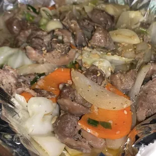 Stir Fried Chicken Gizzards