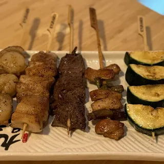 Yakitori Platter (5 Skewers)