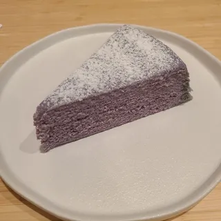Purple Sweet Potato (Ube) Crepe Cake