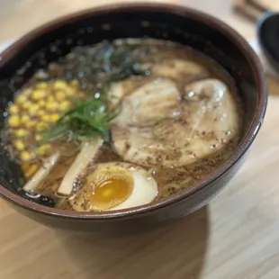 Black garlic ramen