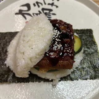 K3. Eel Avocado Rice Burger