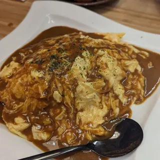 Pork Tonkatsu Omurice Combo