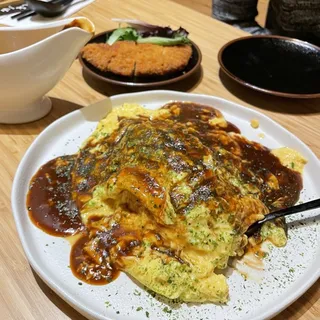 Pork Tonkatsu Omurice