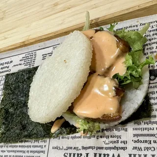 K1. Crispy Fried Chicken Rice Burger