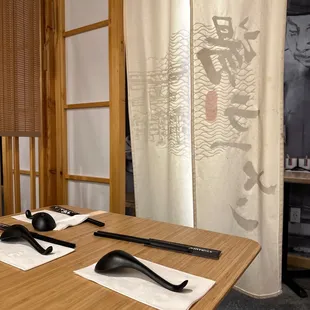 Nice ramen dining set up!