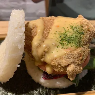 K1. Crispy Fried Chicken Rice Burger K1.