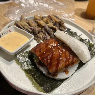 K3. Eel Avocado Rice Burger K3.