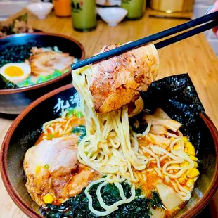ramen and noodles, noodle dish, noodles, ramen, noodle soup, food
