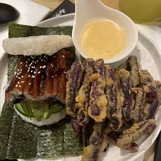 K5. Eel Avocado Rice Burger K5.