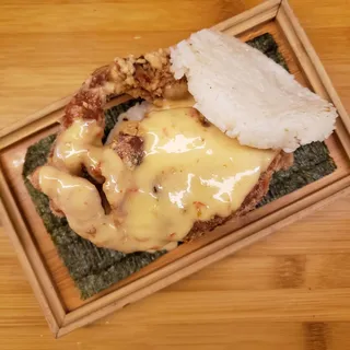 K6. Soft Shell Crab Rice Burger K6.