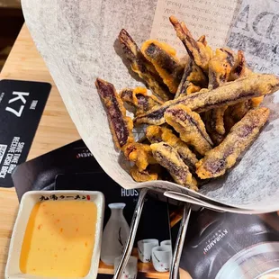 Purple Sweet Potato Fries