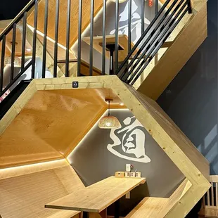 interior, sushi and sashimi