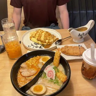 Pork Tonkatsu Omurice