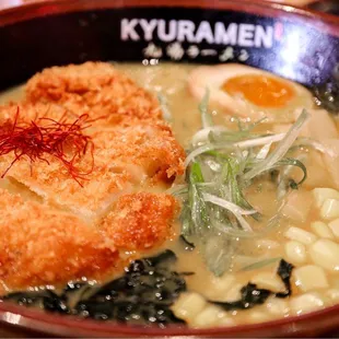Japanese curry ramen with Tonkotsu