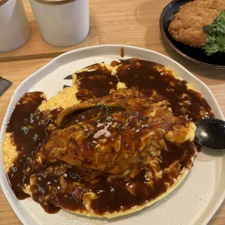 Pork Tonkatsu Omurice