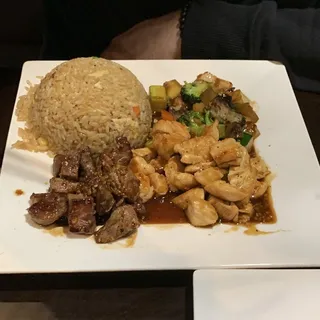 Hibachi Chicken and Steak