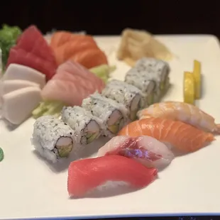 a variety of sushi
