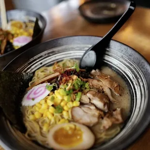 a bowl of ramen