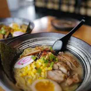 a bowl of ramen