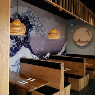 sushi and sashimi, interior