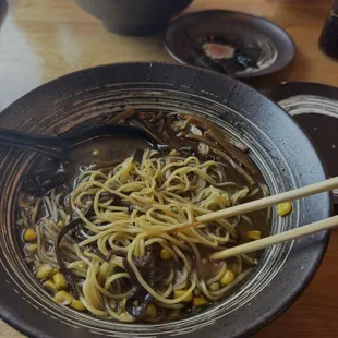 Black Garlic Ramen with Pork
