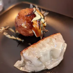 Takoyaki and gyoza
