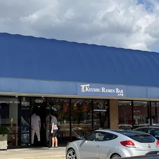 Outside parking area