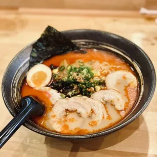Spicy Chicken Tonkotsu Ramen