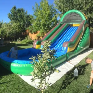 Water slides available