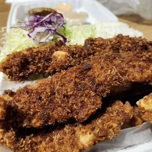 Fish katsu!!! So much!!!