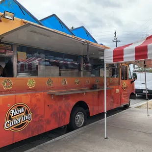 Outside community center near target