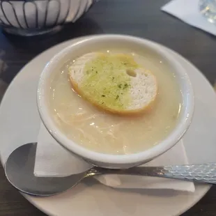 Lemon rice soup