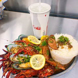  a plate of food