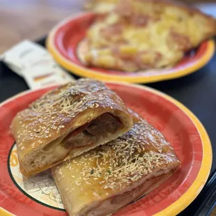 Pepperoni and Sausage Stromboli