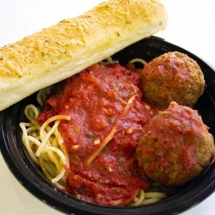 Our signature spaghetti and meatballs.