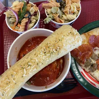 Pizza Slice and Side Special