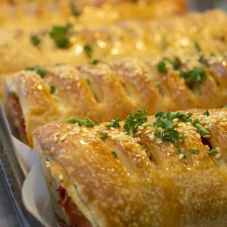 Pepperoni and Sausage Stromboli