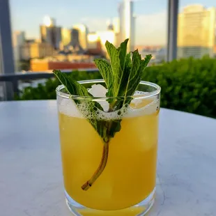 &quot;Dismisinformation&quot; - buffalo trace bourbon, lemon, mint