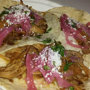 Hornado (pork) tacos
