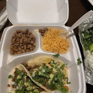 Mamas tacos/Beef and chicken tacos