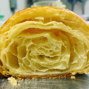 Interior of our croissant