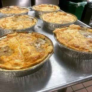 Chicken (or veggie options) pot pie