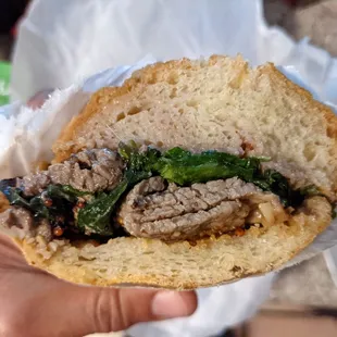 Tri-tip sandwich