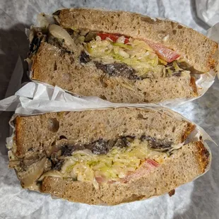 Mediterranean Veggie Sandwich